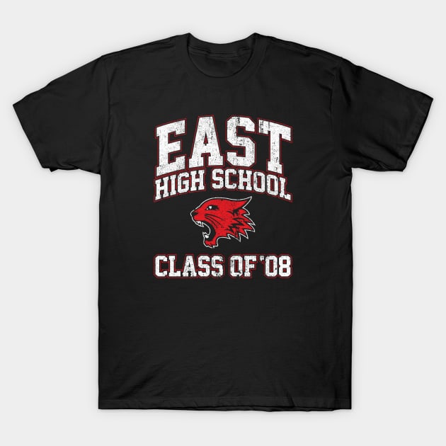 East High School Class of 08 T-Shirt by huckblade